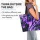 thumbnail image 2 of Disketp Purple Pattern White Tiger Bolsa Tote Estampada para Mujer, Bolso de Hombro y de Mano para Compras y Viajes, 2 of 8