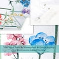 thumbnail image 5 of Floral Shower Curtain for Bathroom Flower Shower Curtain Watercolor Shower Curtain Colorful Butterfly Flowered Plant Wildflower Shower Curtain with Hooks, Machine Washable, 72''''Wx72''''H Spring, 5 of 6