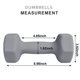 thumbnail image 2 of Balelinko Equipo De Gimnasio En Casa Entrenamientos Entrenamiento De Fuerza Pérdida De Peso Pilates Pesas Conjuntos De Yoga Pesas Para Mujeres Hombres Personas Mayores Y Jóvenes 9 Lb Par Gris, 2 of 5