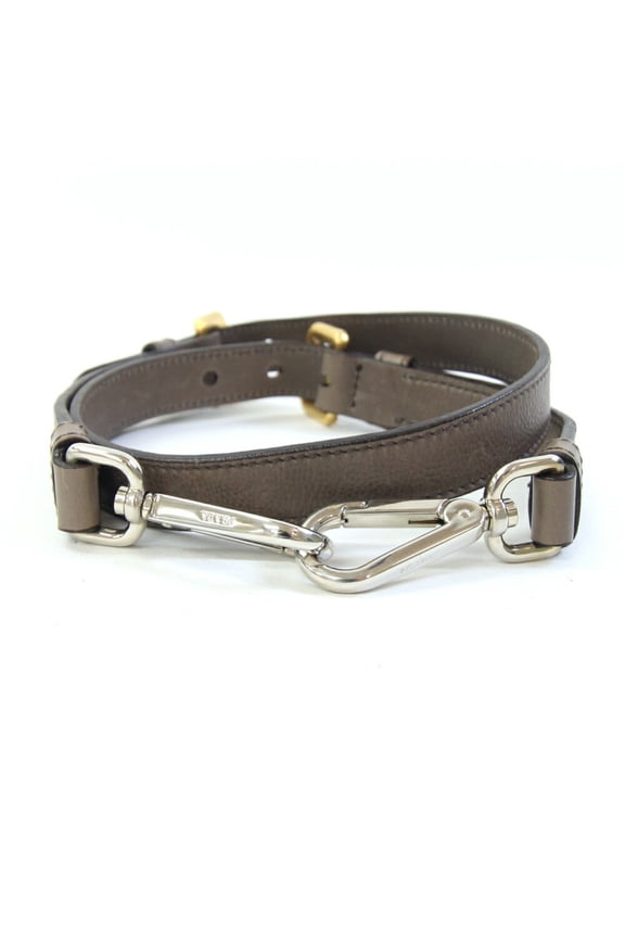 Pre-Owned PRADA Brown Leather Shoulder Strap Replacement for Women (Good)