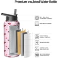 thumbnail image 3 of 32oz Insulated Cat Water Bottle with Handle & Flip Straw, Stainless Steel Travel Tumbler Cup, Holiday Gift for Women, Mom - Birthday, Christmas, Mother’s Day, 3 of 6