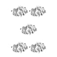 thumbnail image 3 of bedienty 100 Sets Ear Stud Tray Making Findings Earrings Stoppers Bottom Craft Hypoallergenic Earring Accessory Adults Using Steel Color/ 12mm 5Set, 3 of 6