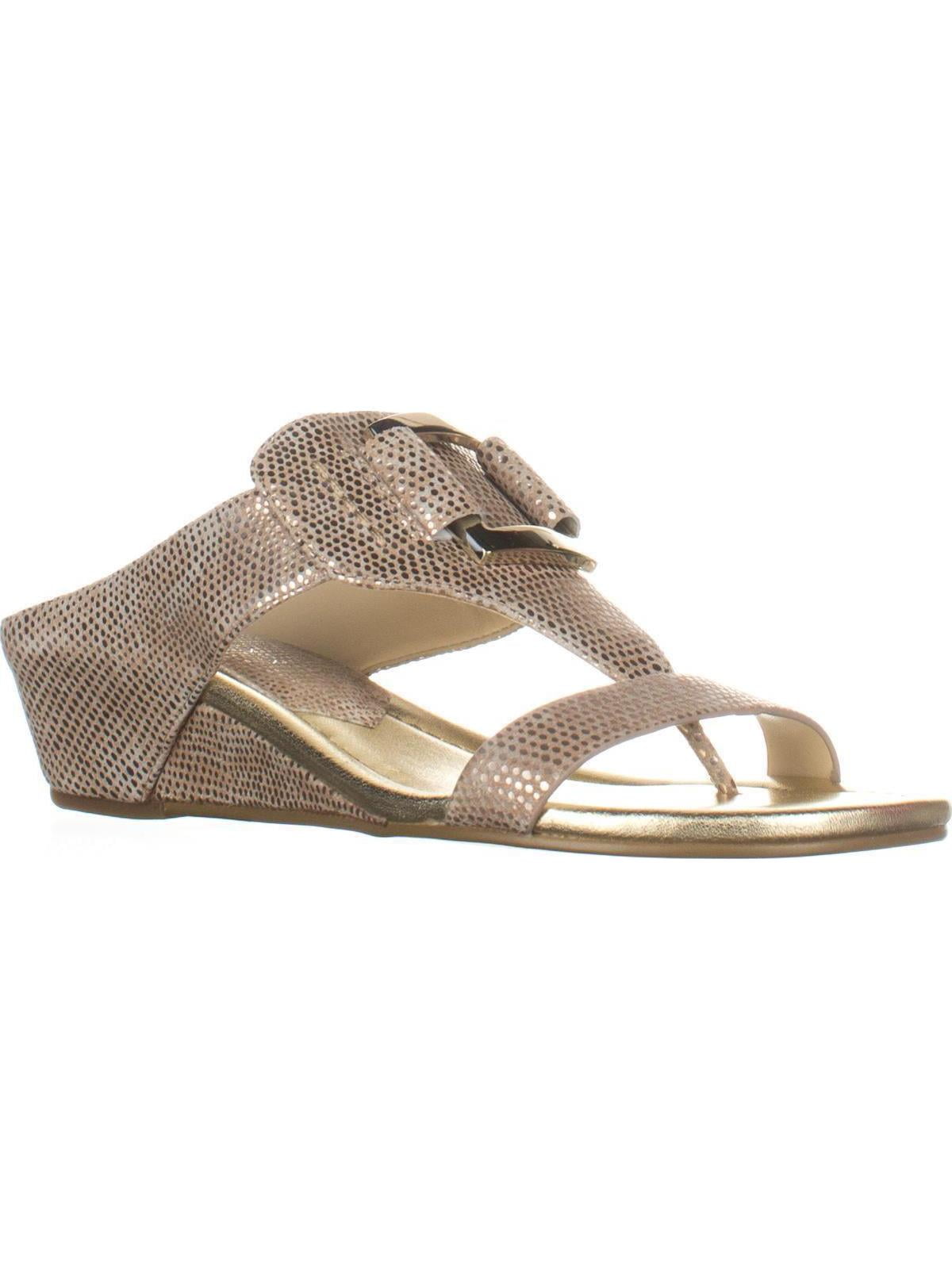 Donald J Pliner Womens Daun Suede Open Toe Casual T-Strap Sandals - Walmart.com