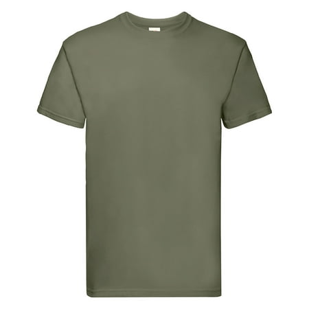 Fruit Of The Loom Mens Super Premium Short Sleeve Crew Neck T-Shirt