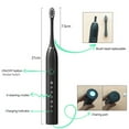 thumbnail image 5 of ZFYXGS Electric Toothbrush for Adults, 8 Brush Heads and 6 Modes, Black, IPX7 Waterpoorf, 5 of 6