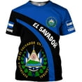 thumbnail image 5 of Custom El Salvador Flag Shirt for Men Women Personalized Salvadoran Pride Tshirt 3D El Salvador Clothes Salvadoreñas Shirts (T-shirt, 3XL), 5 of 9