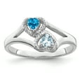 thumbnail image 2 of Sterling Silver Rhodium-plated Family Jewelry Mounting QXMR64/2SSM-8, 2 of 6