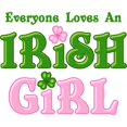thumbnail image 3 of CafePress - Loves An Irish Girl - Greeting Card, Blank Inside Matte, 3 of 3