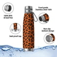 thumbnail image 4 of Leopard Print 29oz Stainless Steel Insulated Thermos with Tea Filter, 360° Printed Travel Bottle, Leakproof BPA-Free Flask with Anti-Slip Base, 304 Inner & 201 Outer, Vacuum Cup, 4 of 6