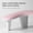 Pink, variant on BIMZUC Premium PU Leather Manicure Pillow Nail Rest Cushion U-shaped Hand Stand Set for Salon and Home Use 17.7 inches / 45 cm White