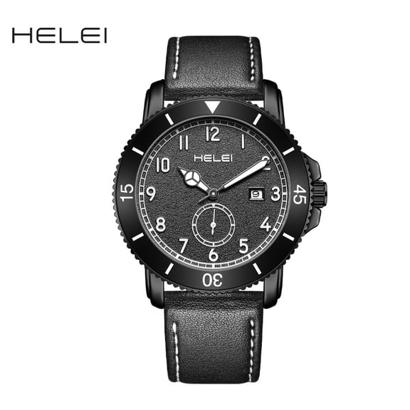 HELEI Men's Quartz Watch Waterproof Wristwatches 796240688467