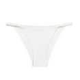 thumbnail image 3 of Elainilye Fashion Womens Underwear Seamless Sexy No Show Underwear Low-waist Hip Wrap Triangular Underwear Briefs,White, 3 of 3