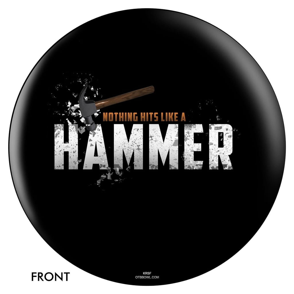 Hammer Logo Bowling Ball Hammer Tagline (8lbs)