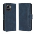 thumbnail image 1 of Case for Motorola X30 Pro 5G Cover Adjustable Detachable Card Holder Magnetic closure Leather Wallet Case - Blue, 1 of 5