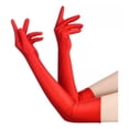 thumbnail image 1 of Guantes Largos Satin Elegantes Accesorio Disfraz Para Mujer, 1 of 6