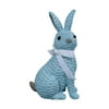 Bunny Figurine Mini Rabbit Statues Easter Decoration Rabbit Sculpture Display Blue Sitting