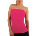 thumbnail image 4 of Women's Seamless Sleeveless Long Bandeau Tube Top Stretch Shirt, 4 of 4
