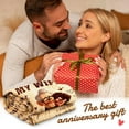 thumbnail image 2 of Christmas Anniversary Romantic Gifts for Wife Women 2024, Wife Ideas, Gifts for Wife Christmas Unique from Husband, Wife Gifts from Husband, The Perfect to My Wife Blanket 60" x 50", 2 of 5