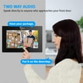 thumbnail image 5 of Wireless Video Door Phone Apartment Intercom System,7 Inch Touch Monitor with Wired 1080P Doorbell,Supporting Fingerprint,RFID Card,Password for Home Tuya,32G, 5 of 8