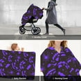 thumbnail image 6 of Car Seat Cover Baby - purple halloween spooky Breathable Infant Car Seat Cover for Baby Carseat, Lightweight Comfort Baby Essentials Must Haves Newborn Stuff for Girl Boy, 6 of 7