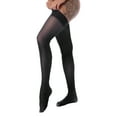 thumbnail image 2 of iEFiEL Womens Glossy Thigh High Stockings Shiny Solid See-through Socks, 2 of 7