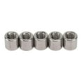 thumbnail image 2 of 50PCS Cylindrical Coupling Nuts 304 Stainless Steel Female Thread Nut M6 Round Connector Nuts, 2 of 4