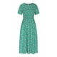thumbnail image 5 of Puntoco Vestido Mujer Estampado Cuello Redondo Verde M,Regalos Para Mujer Joven, 5 of 6