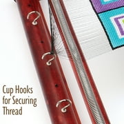 The Beadsmith Wooden Bead Loom, 11” x 7” x 3”, Includes Assembly Instructions, Use to Create Bracelets, Necklaces, Belts, and More