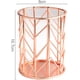 thumbnail image 2 of Soporte para bolígrafos para escritorio, soporte para brochas de maquillaje, soporte para vasos de alambre de metal dorado rosa Xemadio HMYH419, 2 of 5