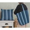 thumbnail image 5 of Soimoi Blue Poly Georgette Fabric Dot & Stripe Print Sewing Fabric Yard 52 Inch Wide, 5 of 5