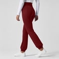 thumbnail image 4 of VBVC Women's High Waisted Yoga Joggers , Soft Stretchy Workout Pants For Women , Ladies' Casual Running Gym Trousers with Pockets, *Wine , Small, 4 of 7