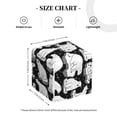 thumbnail image 4 of Balery Cute Cartoon Polar Bear Porta Pañuelos de Cuero con Estampado – Funda Moderna Cuadrada para Caja de Pañuelos, Dispensador 5x5x5'', 4 of 7