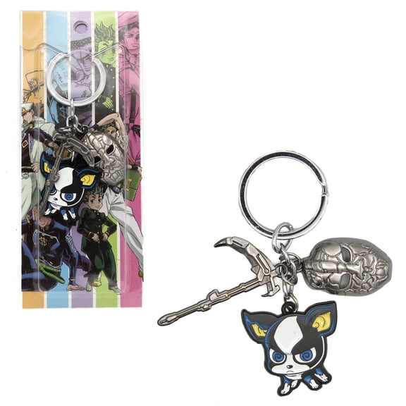 Iggy Mask Scythe - Jojo's Bizarre Adventure 1" Keychain 3 pc. Pendant