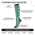 thumbnail image 2 of Sikiie Hawaii Palms 1 Pairs Compression Socks for Men and Women 15-20 mmHg Running Support Socks, 2 of 7