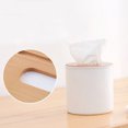 thumbnail image 4 of SPRING PARK Tissue Box Cover Square - Facial Cube Tissue Box Holder Case Dispenser for Bathroom Vanity Countertop, Bedroom Dresser, Office Desk or Night Stand Table, 4 of 7