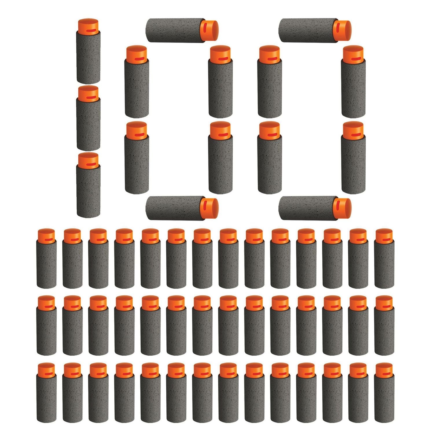 Adventure Force Tactical Strike 100 fléchettes Pro demi-longueur