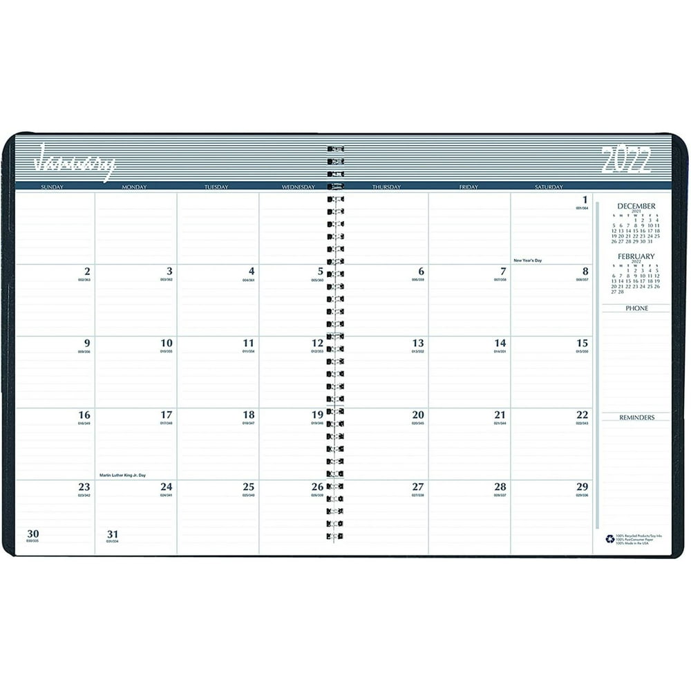 2023 Calendar Cover House of Doolittle 20222023 Two Year Calendar Planner, Monthly, Black Cover, 8.5 x 11 Inches