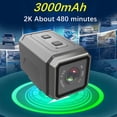 thumbnail image 4 of Cámara 4K Ultra HD WiFi, Minicámara Deportiva para Exteriores, para Motocicletas, Bicicletas, Grabadora de Video Portátil, 4 of 5
