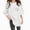 A48-White, variant on Women T-Shirt Casual Daily Shirts Cozy Short Sleeve Loose Tee Tops