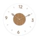 thumbnail image 2 of Reloj de pared decorativo nórdico creativo acrílico versátil silencioso para la pared Diámetro redondo de 30 cm, 2 of 9