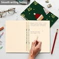 thumbnail image 4 of FORMRS 1-Subject Spiral Notebook 8" x 5" College Ruled 60 Refillable Sheet A5 Hard Cover, 2 Pack, Christmas Santa Hats, 4 of 7