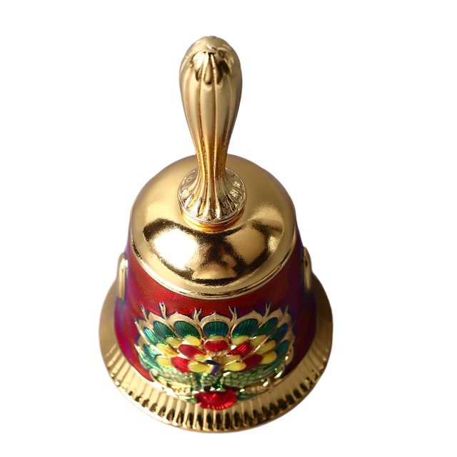 Campana de Llamada de Estilo Retro Campana de Mano de Material de aleación conRedondeado Sonido Claro para Entrenar Mascotas Despertar a Familias Señalar a Estudiantes ANGGREK Otros