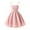 Pink, variant on Kiijoy Big Girls Summer Sleeveless Dress with Tie Straps Solid Color Casual Party Dress