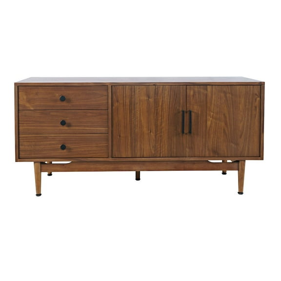 Jofran Olson 57" Mid-Century Modern Scandinavian Console TV Stand Storage Cabinet