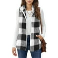 thumbnail image 2 of Haut pour Femmes, Mode Décontractée Sans Manches Veste à Poches Zippées Col Montant, Vestes pour Femmes, 2 of 9
