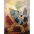 thumbnail image 2 of Otto Freundlich 11x14 Black Ornate Wood Framed Double Matted Museum Art Print Titled: Composition (1939), 2 of 5