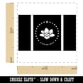thumbnail image 2 of Mississippi Magnolia State Flag Self-Inking Rubber Stamp Ink Stamper - Red Ink - Small 1 Inch, 2 of 7