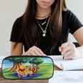 thumbnail image 6 of Winnie The Pooh Pencil Case Large Capacity Pencil Pouch Cosmetic Bag Office Stationery Organizer, 6 of 8
