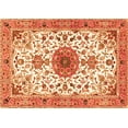 thumbnail image 1 of Ahgly Company Indoor Rectangle Medallion Orange Traditional Area Rugs, 3' x 5', 1 of 1