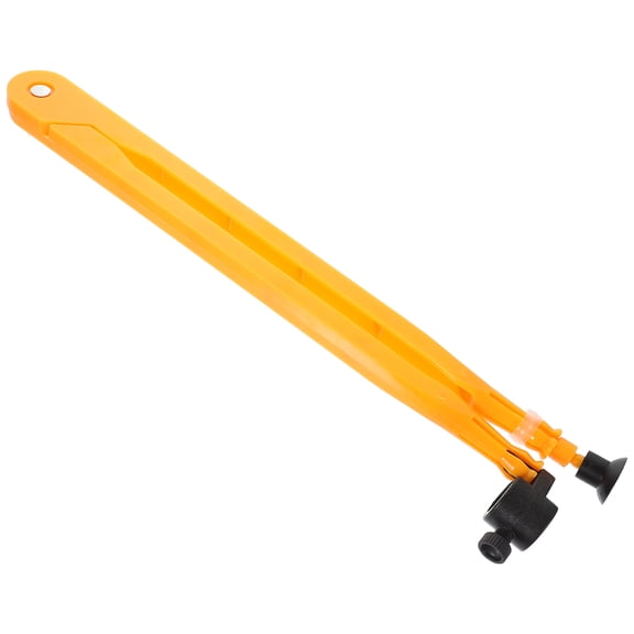 Pawsdot Teaching Compass for Whiteboard Use with Adjustable Radius and Orange Plastic Construction